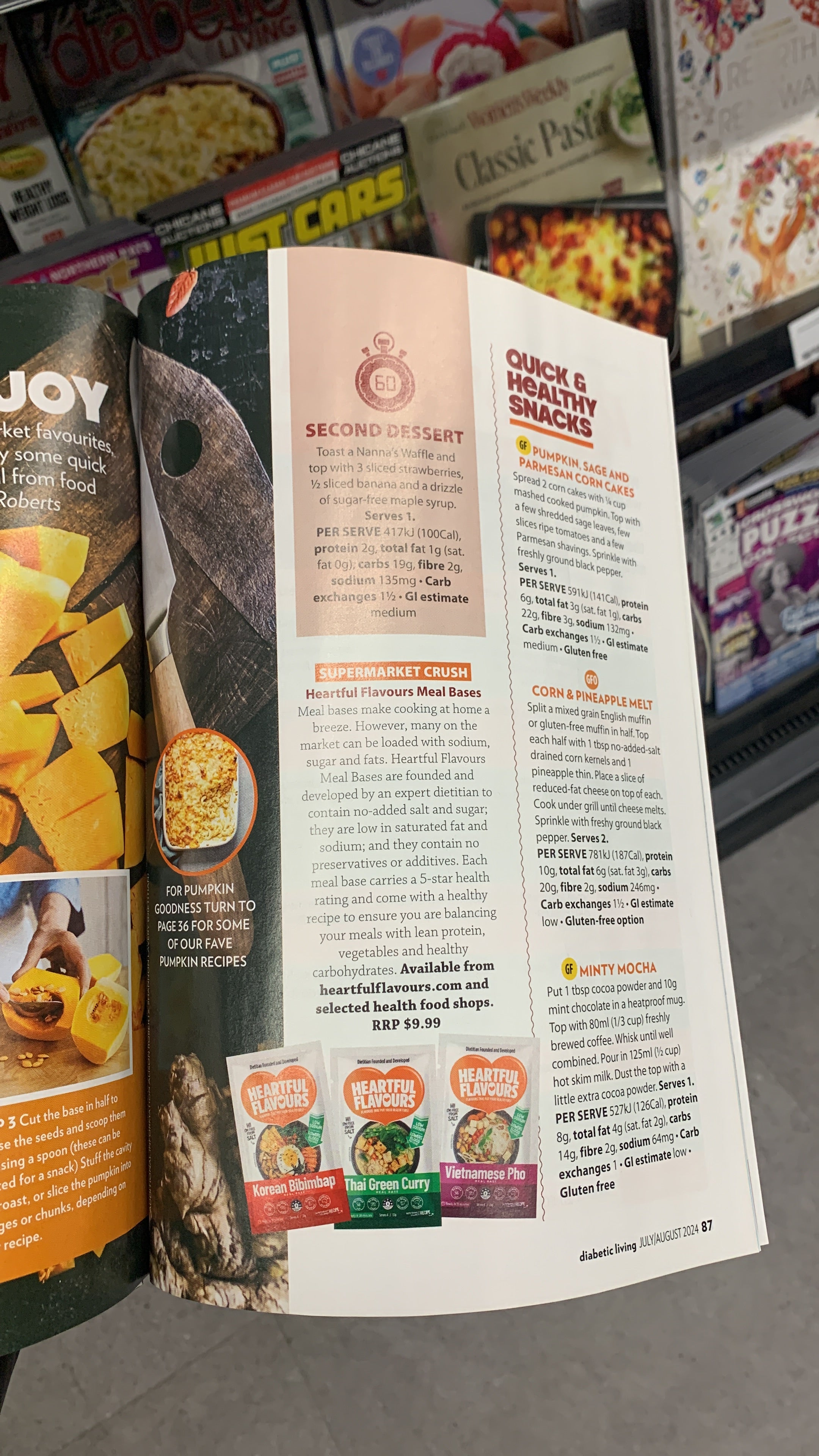 Discover us on the Cook's Tip Page of the Diabetic Living Magazine